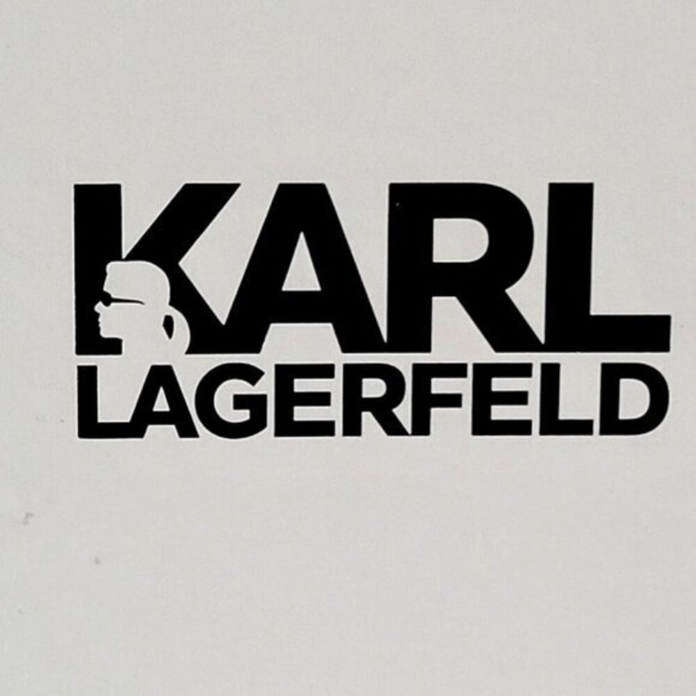 Karl Lagerfeld Signature White Decorative Storage Gift Box Ikonik Design Thank Y